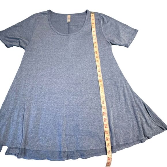 Lula-Roe Perfect Tee Swing tunic jersey Top with half sleeve and side split. - Picture 4 of 6